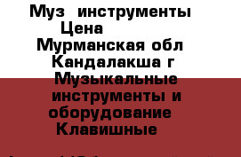 Муз  инструменты › Цена ­ 15 000 - Мурманская обл., Кандалакша г. Музыкальные инструменты и оборудование » Клавишные   